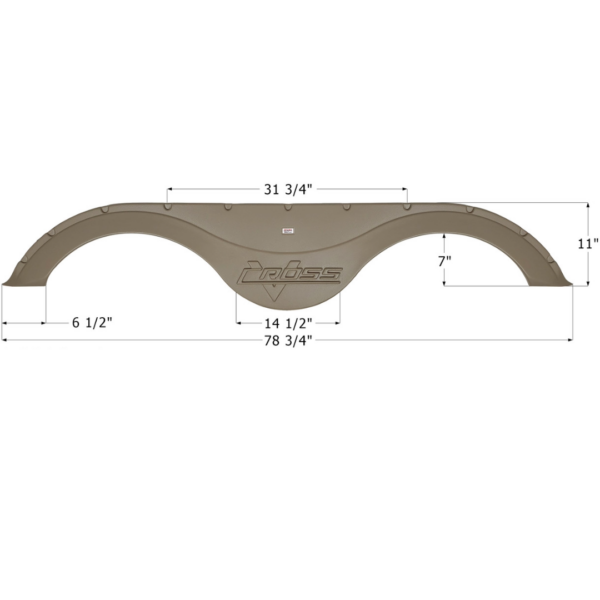 Forest River Tandem Fender Skirt, Icon FS4448