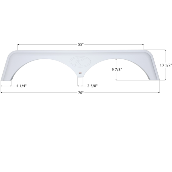 Keystone Tandem Fender Skirtl, Icon FS4458