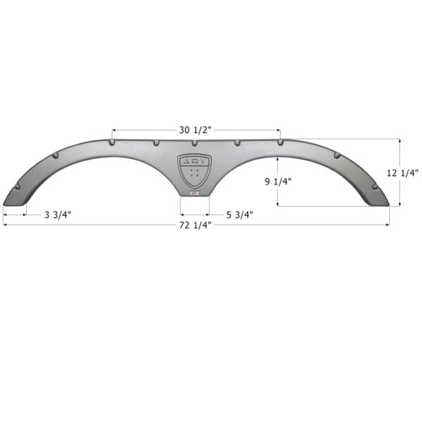 Augusta Tandem Fender Skirt, Icon FS4494