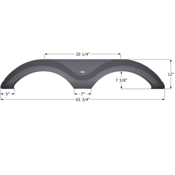 Cruiser Tandem Fender Skirt, Icon FS4528