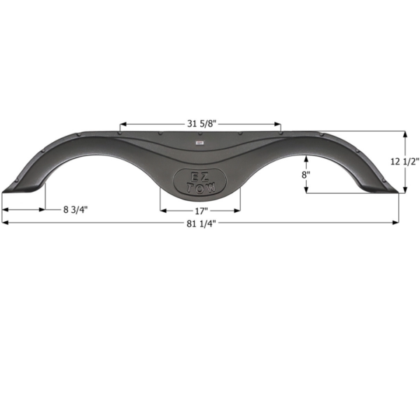 Prime Time RV Tandem Fender Skirt, Icon FS4733