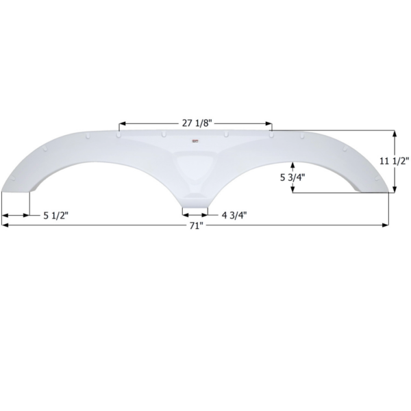 Palomino Tandem Fender Skirt, Icon FS4771