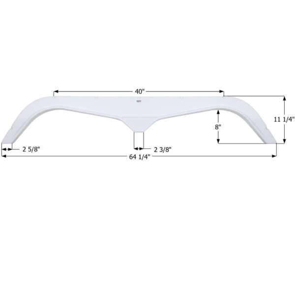 Starcraft Tandem Fender Skirt, Icon FS4953