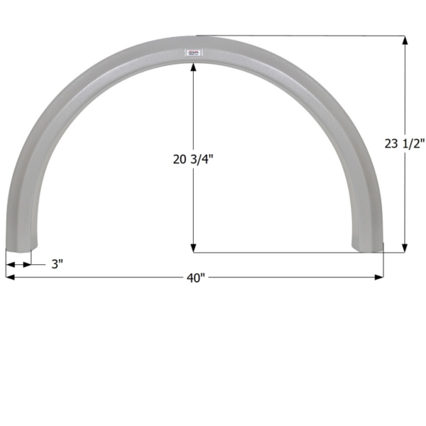 Thor Single Fender Skirt, Icon FS4974