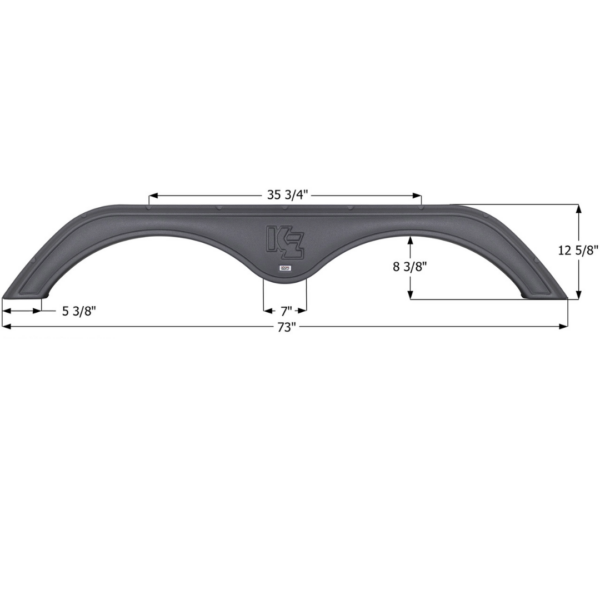 KZ Tandem Fender Skirt, Icon FS4997