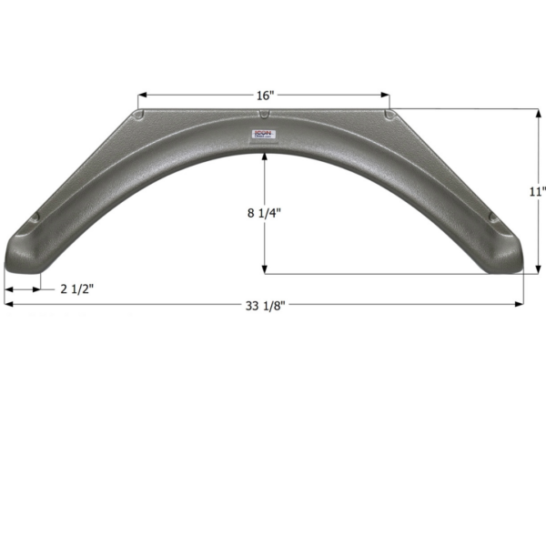 Gulf Stream Single Axle Fender Skirt, Icon FS4998