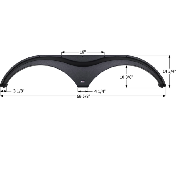 Forest River Palomino Tandem Fender Skirt, Icon FS5081