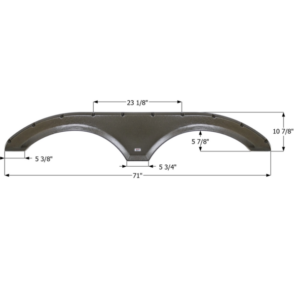 Forest River Tandem Fender Skirt, Icon FS5293