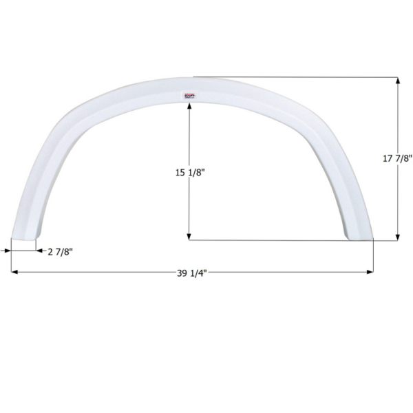 Four Winds Single Axle Fender Skirt, Icon FS5303