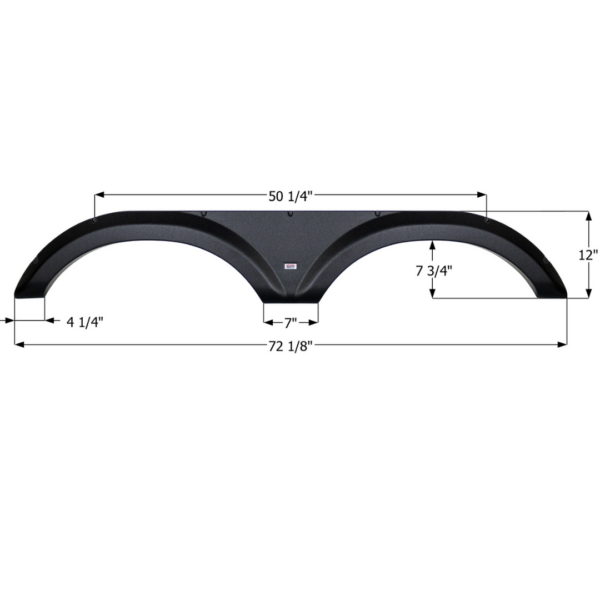 Forest River Tandem Fender Skirt, Icon FS5315