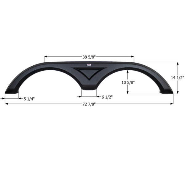 Dutchmen Tandem Fender Skirt, Icon FS5337