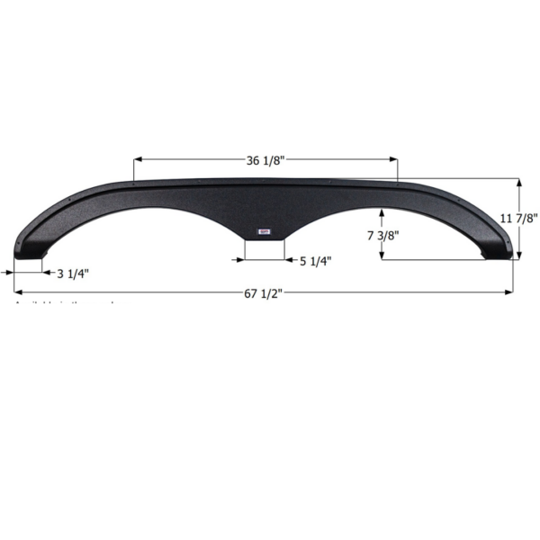 Pacific Coachworks Tandem Fender Skirt, Icon FS5404