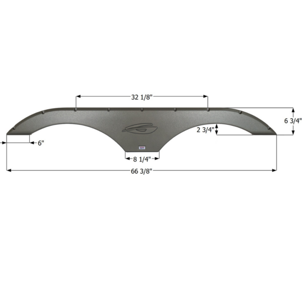 Gulf Stream Tandem Fender Skirt, Icon FS5467