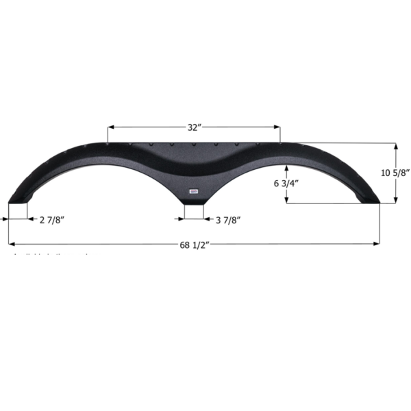 Dutchmen Tandem Fender Skirt, Icon FS5542