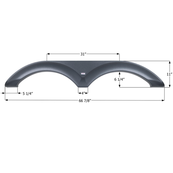 Forest River Tandem Fender Skirt, Icon FS5564