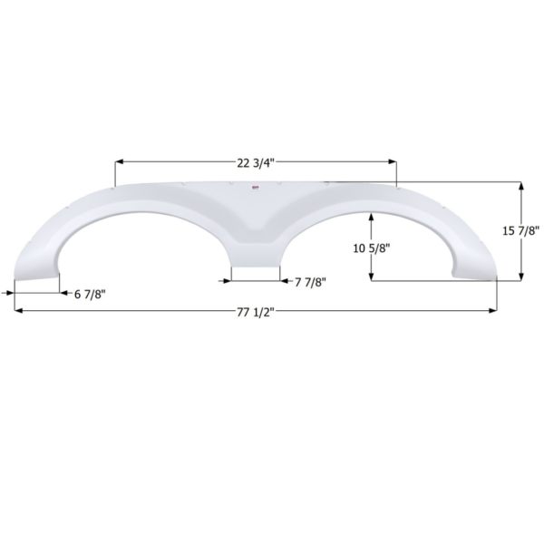 Forest River Tandem Fender Skirt, Icon FS5775