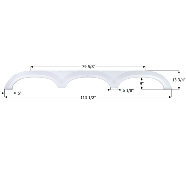 Forest River Triple Axle Fender Skirt, Icon FS5777