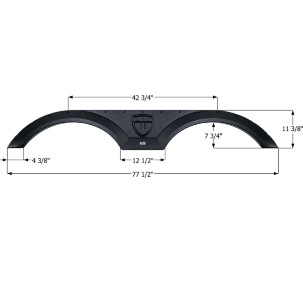 Forest River Tandem Fender Skirt, Icon FS5805