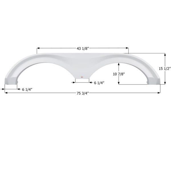 Palomino Tandem Fender Skirt, Icon FS6037