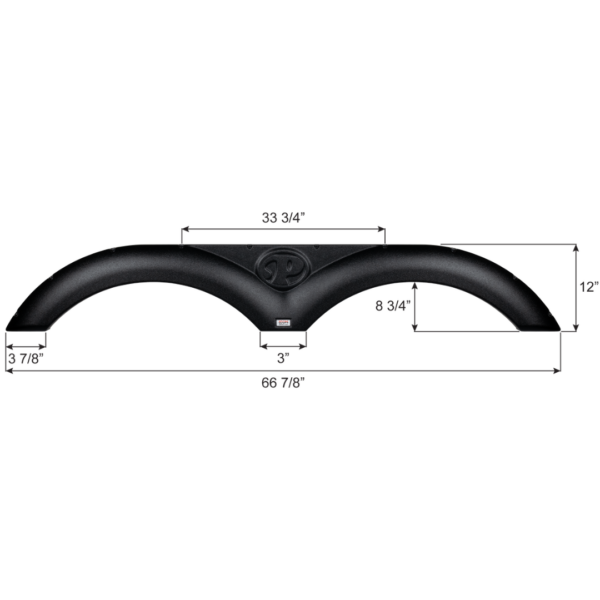 Palomino Tandem Axle Fender Skirt, Icon  FS6193