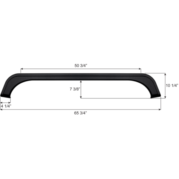 KZ Tandem Axle Fender Skirt, Icon FS6399