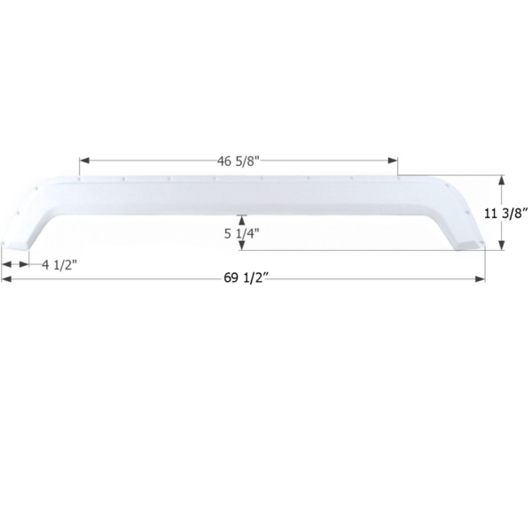 Fleetwood 5th Wheel Travel Trailer Fender Skirt, Icon FS745