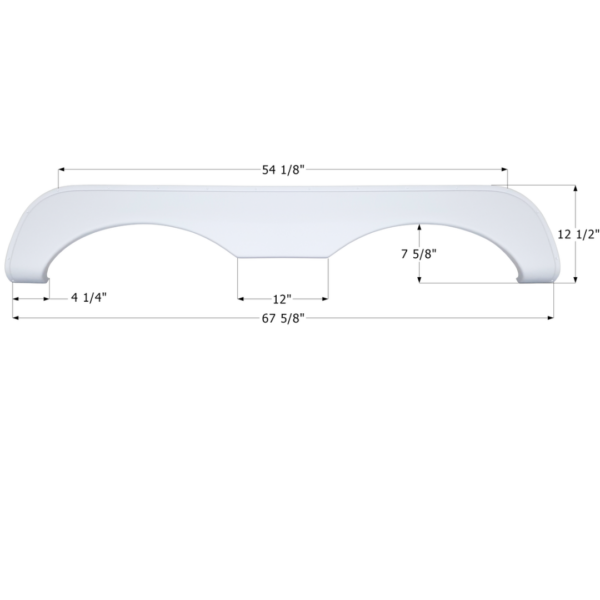 Mckenzie Travel Trailer Fender Skirt, Icon FS769