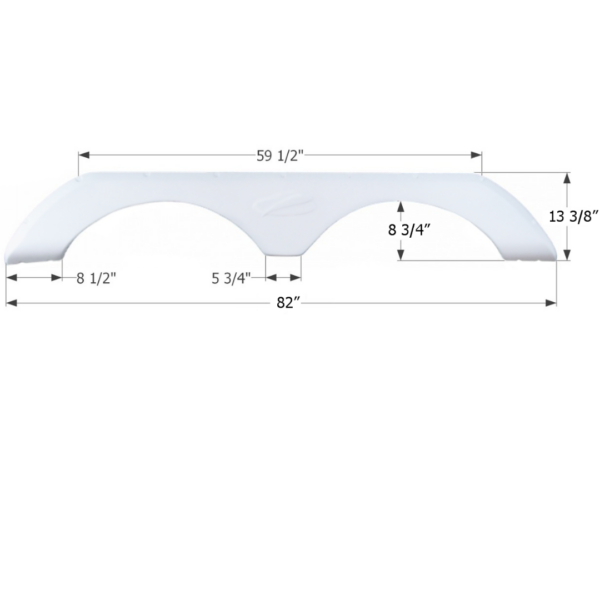 R-Vision Travel Trailer Fifth Wheel Fender Skirt, Icon FS776