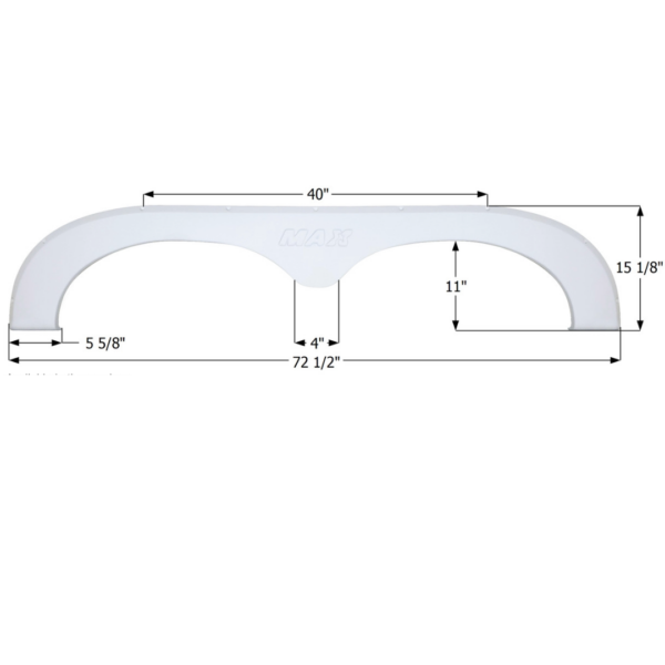 R-Vision 5th Wheel Travel Trailer Fender Skirt, Icon FS781