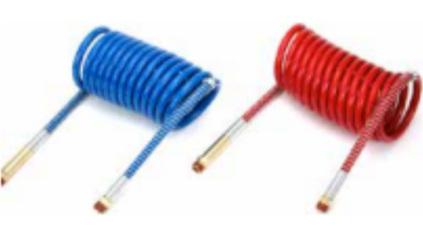 Red & Blue 15' Glacier Air Coils, Velvac 022636