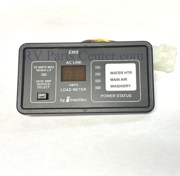 30 Amp EMS Monitor Panel, Intellitec 00-00903-030