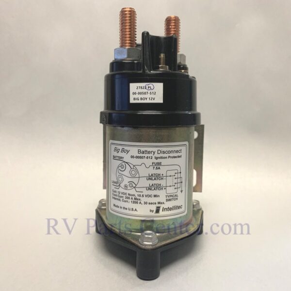 Big Boy Battery Disconnect Relay 200 Amp, Intellitec 00-00507-512