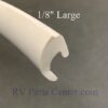 Hehr Large 1/8 Glass Glazing Bead, White Exterior RV Window Seal H009-842-41