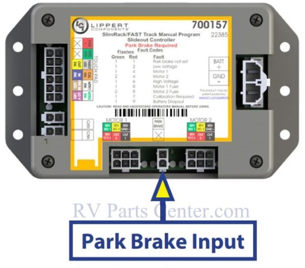 In-Wall Slide Out Control Module, Lippert 700157 (366697)