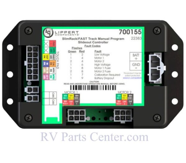 In-Wall Slide Out Control Module, No Brake, Lippert 700155 (366697)