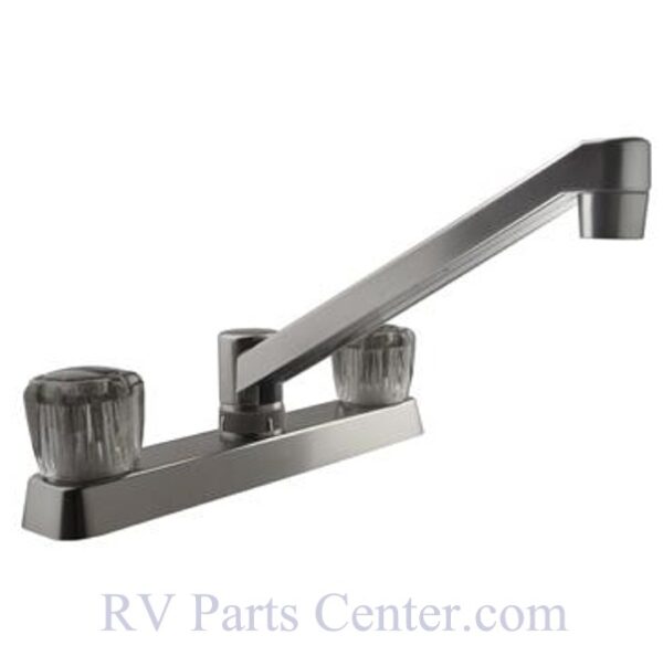 Two Handle RV Kitchen Faucet, Dura Faucet PK600S-SN