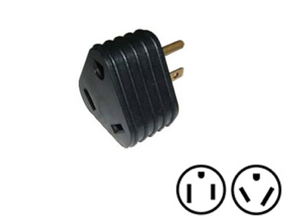 Power Cord Adapter 15 Amp Male, SouthWire Corp 9521TR08