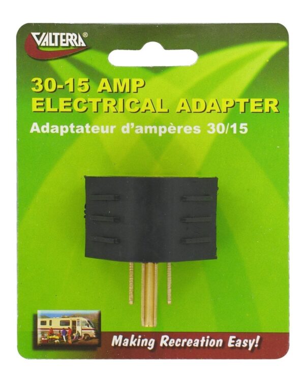 Power Cord Adapter 30 Amp Black, Valterra A10-0014VP