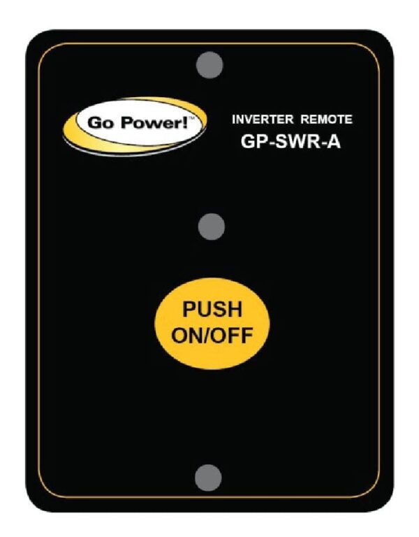 Power Inverter Remote Control LED Status Indicator, Go Power 66886