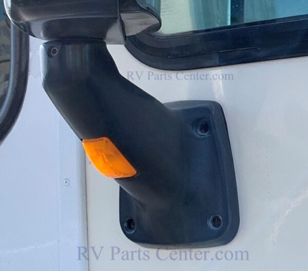 RV Mirror Arm Black 2025, With Turn Signal Opening, Velvac Q710559