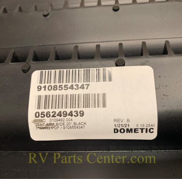 Dometic Access Door 20-1/2 x 10-3/4 Black , DOMETIC 3109492.004