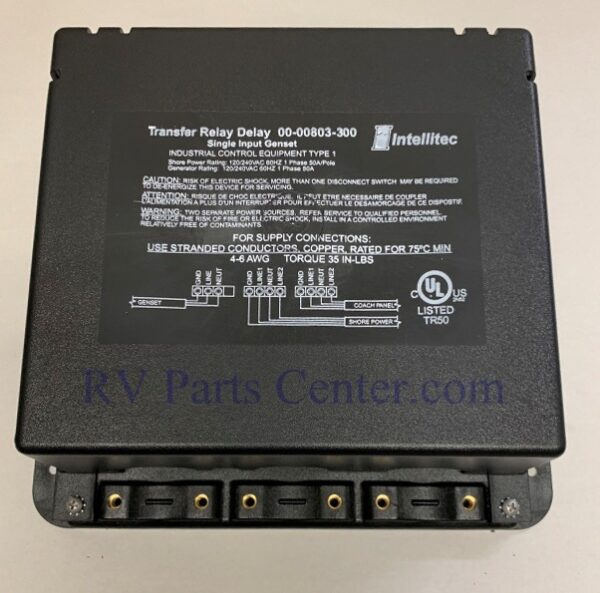 Transfer Relay Delay 50 Amp Single Input, Intellitec 00-00803-300