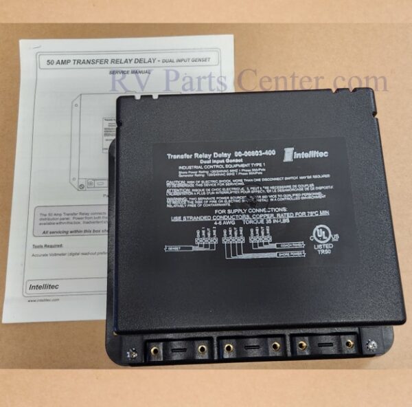 Transfer Relay 50 Amp 240V - Dual Input, Intellitec 00-00803-400