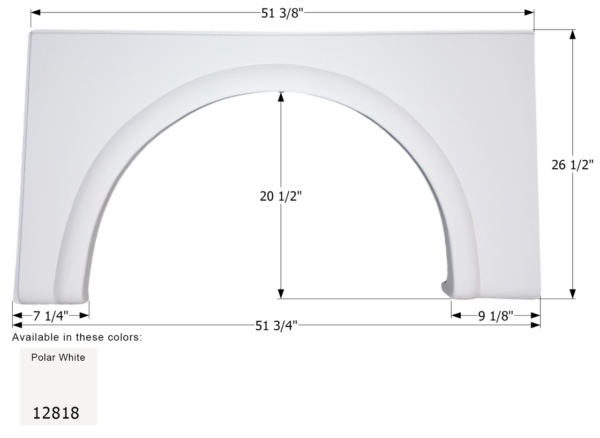 Damon Class A Single Skirt Right (Passenger Side), Icon FS2818