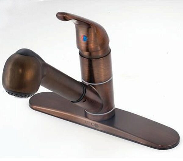 Pull-Out RV Kitchen Faucet, Oil Rubbed Bronze, American Brass SL1000ORB