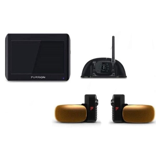 Furrion Wireless Back Up/ Security System 7 inch Mon, 3 Cams, FOS07TAEN