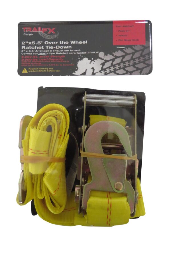 Tie Down Strap 2000 Pound Load, TrailFX, A92011Y