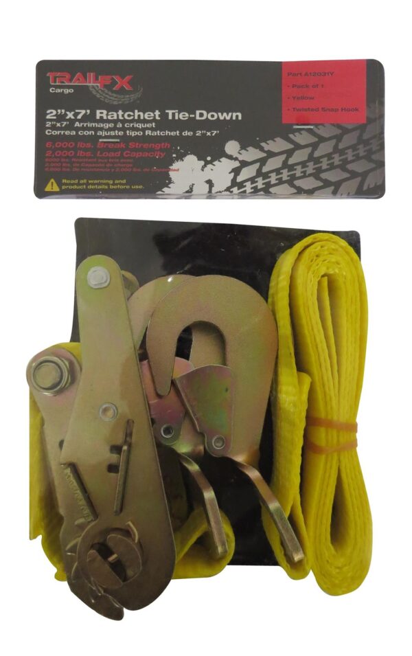 Tie Down Strap 7 Foot, TrailFX, A12031Y