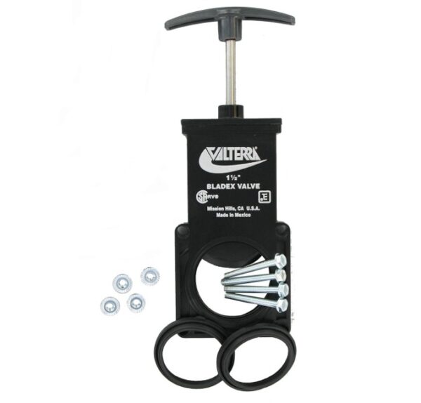 1-1/2 inch Holding Tank Dump Valve with Plastic Handle, Valterra T1001VP