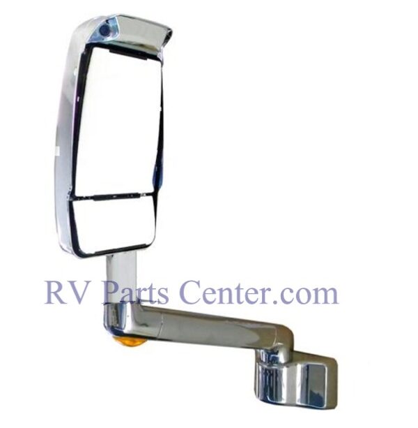 RV Motorhome Mirror, Driver Side, Chrome, 17 inch Arm, W/Turn Signal, Velvac 719639